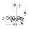 Lampa wisząca ASIS LE43477 Luces Exclusivas