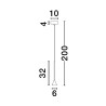 Lampa wisząca SITGES LE43494 Luces Exclusivas