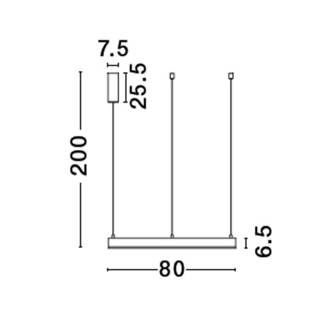 Lampa wisząca JACA CCT LE43501 Luces Exclusivas