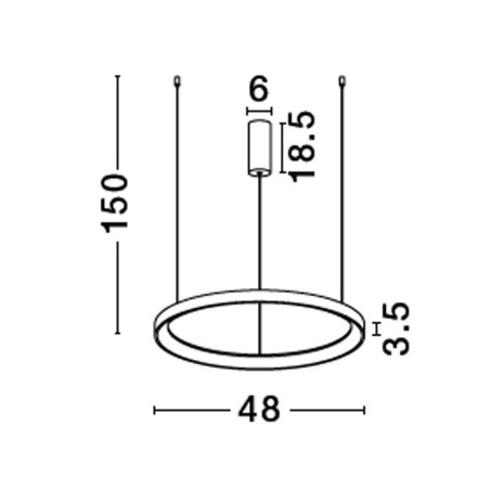 Lampa wisząca ROTA LE43516 Luces Exclusivas