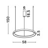 Lampa wisząca ROTA LE43517 Luces Exclusivas