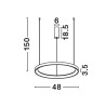 Lampa wisząca ROTA LE43518 Luces Exclusivas