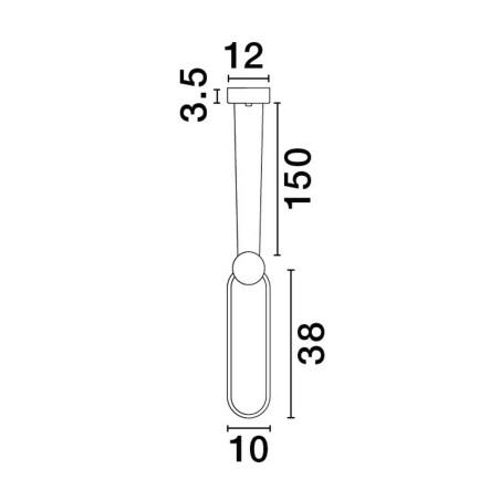 Lampa wisząca BARRE LE43550 Luces Exclusivas