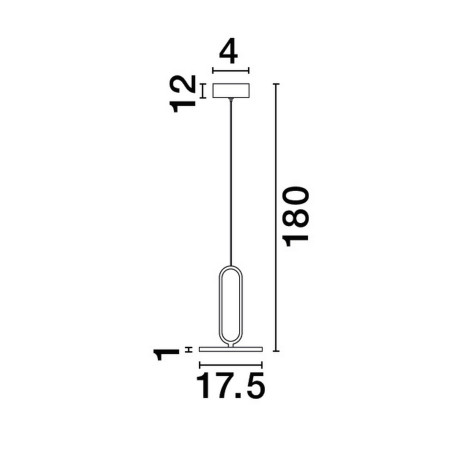 Lampa wisząca ACACHI LE43551 Luces Exclusivas