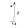 Lampa wisząca ACACHI LE43551 Luces Exclusivas