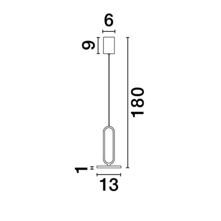 Lampa wisząca ACACHI LE43552 Luces Exclusivas