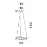 Lampa wisząca ACAPA LE43553 Luces Exclusivas