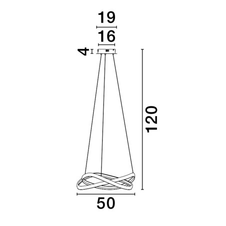 Lampa wisząca ACAPA LE43554 Luces Exclusivas