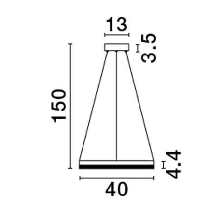 Lampa wisząca ACACIO LE43555 Luces Exclusivas