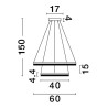 Lampa wisząca ACACIO LE43557 Luces Exclusivas