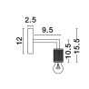 Lampa ścienna BAJIO LE43610 Luces Exclusivas