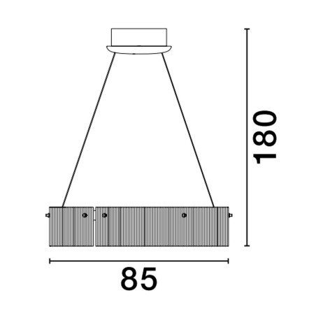 Lampa wisząca BAJIOS LE43648 Luces Exclusivas