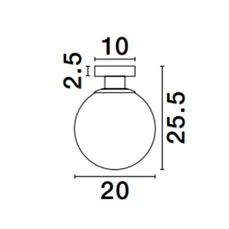 Lampa sufitowa BAJUCU LE43653 Luces Exclusivas