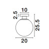 Lampa sufitowa BAJUCU LE43653 Luces Exclusivas