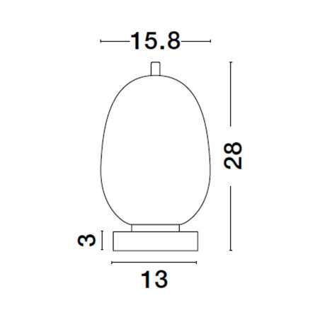 Lampa stołowa PILAR LE43660 Luces Exclusivas