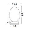 Lampa stołowa PILAR LE43660 Luces Exclusivas