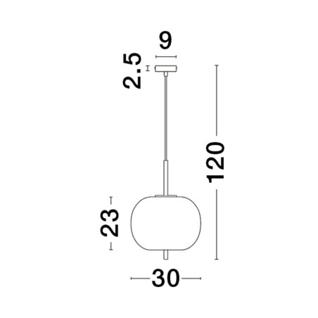 Lampa wisząca PILAR LE43661 Luces Exclusivas