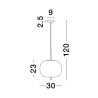 Lampa wisząca PILAR LE43661 Luces Exclusivas