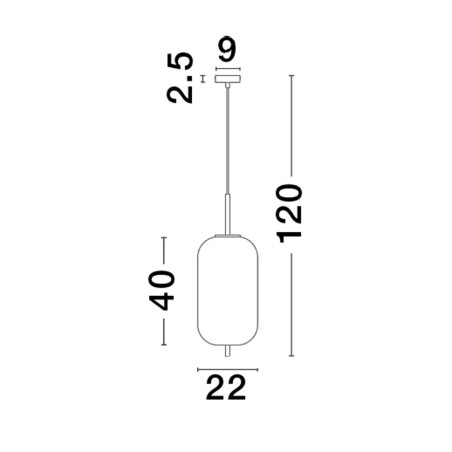 Lampa wisząca PILAR LE43662 Luces Exclusivas