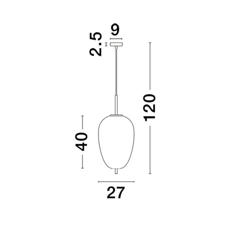 Lampa wisząca PILAR LE43663 Luces Exclusivas