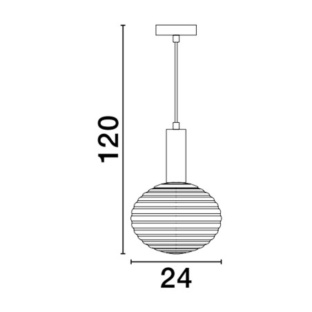 Lampa wisząca BALAJU LE43678 Luces Exclusivas