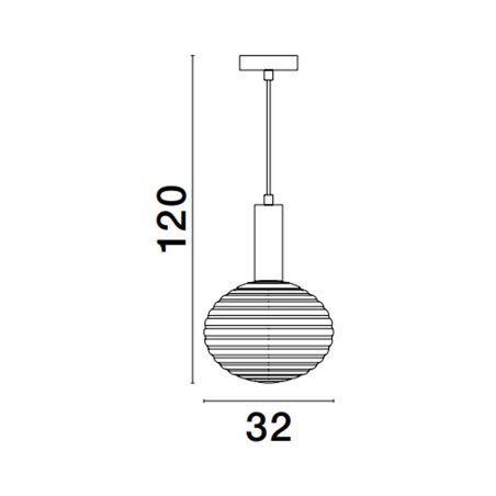 Lampa wisząca BALAJU LE43679 Luces Exclusivas