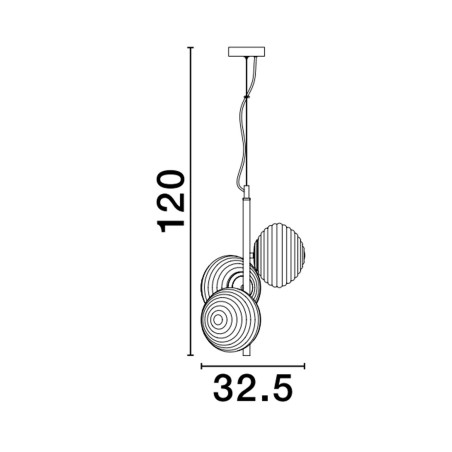 Lampa wisząca BALAJU LE43681 Luces Exclusivas