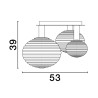 Lampa sufitowa BALAJU LE43683 Luces Exclusivas