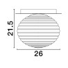 Lampa sufitowa BALAJU LE43684 Luces Exclusivas
