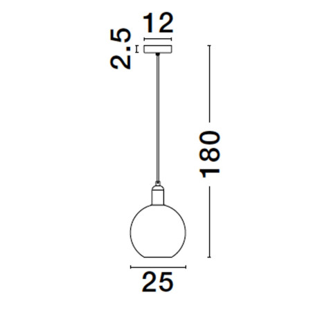 Lampa wisząca BALCHE LE43694 Luces Exclusivas