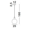 Lampa wisząca BALCHE LE43694 Luces Exclusivas