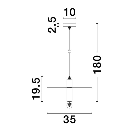 Lampa wisząca BAJIO LE43705 Luces Exclusivas