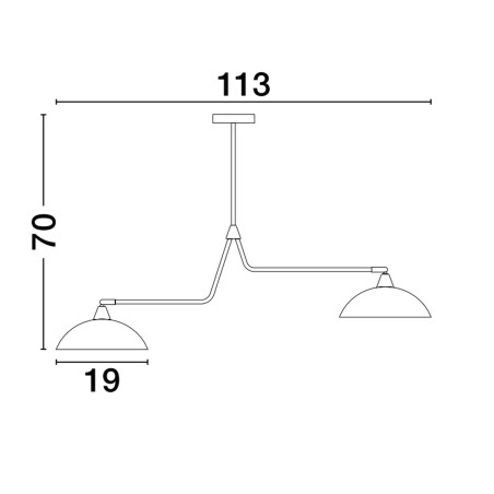 Lampa wisząca BAMORE LE43707 Luces Exclusivas