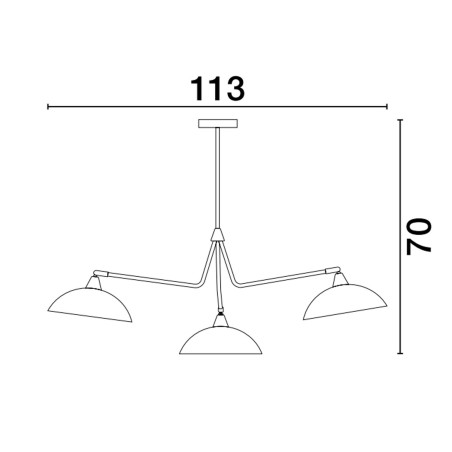 Lampa wisząca BAMORE LE43709 Luces Exclusivas