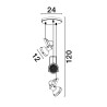 Lampa wisząca BANCOS LE43714 Luces Exclusivas
