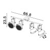 Lampa sufitowa BANCOS LE43719 Luces Exclusivas