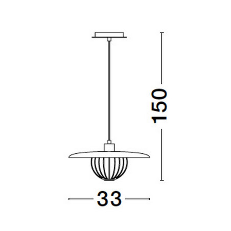 Lampa wisząca CUERNAVACA LE43721 Luces Exclusivas