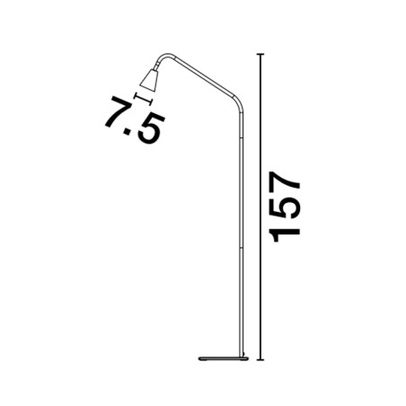 Lampa podłogowa BARBIS LE43728 Luces Exclusivas