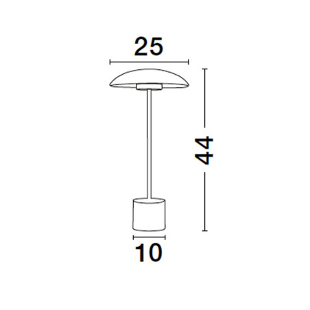 Lampa stołowa BARRON LE43731 Luces Exclusivas
