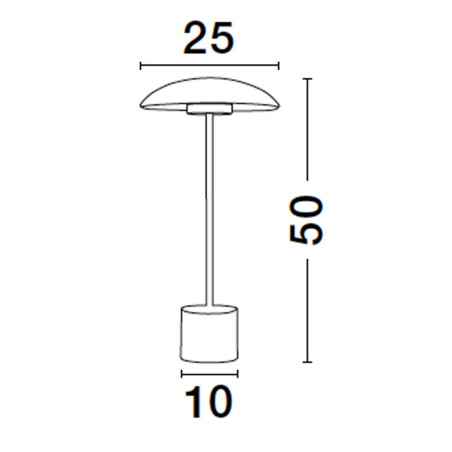 Lampa stołowa BARRON LE43732 Luces Exclusivas