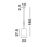 Lampa wisząca ALEM LE44205 Luces Exclusivas
