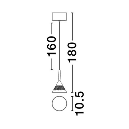 Lampa wisząca GUAY LE44214 Luces Exclusivas