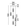 Lampa wisząca JUAN LE44218 Luces Exclusivas