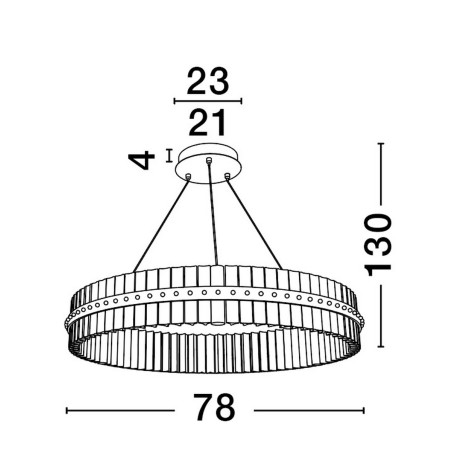 Lampa wisząca MAYO LE44225 Luces Exclusivas