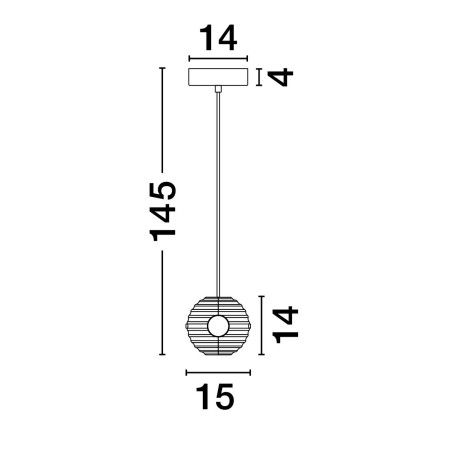Lampa wisząca SECO LE44232 Luces Exclusivas