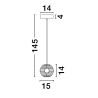 Lampa wisząca SECO LE44232 Luces Exclusivas