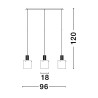 Lampa wisząca ORAN LE44245 Luces Exclusivas