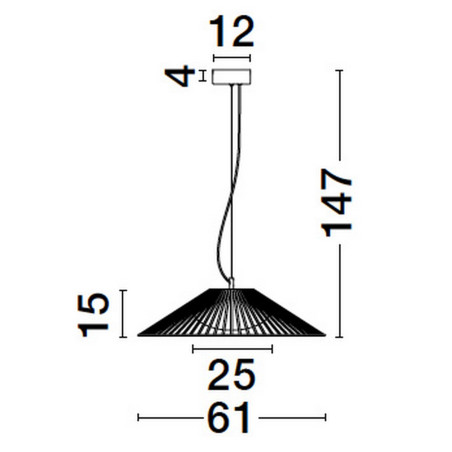 Lampa wisząca PENA LE44248 Luces Exclusivas