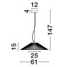 Lampa wisząca PENA LE44248 Luces Exclusivas