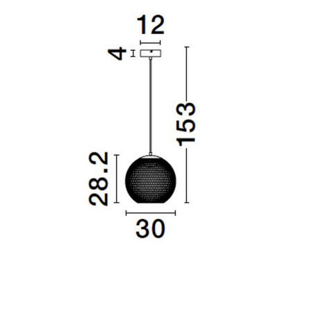 Lampa wisząca RITA LE44253 Luces Exclusivas